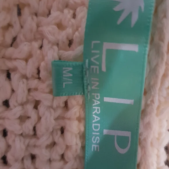 Live in Paradise Cream Long Cardigan, Size M/L - Picture 3 of 4